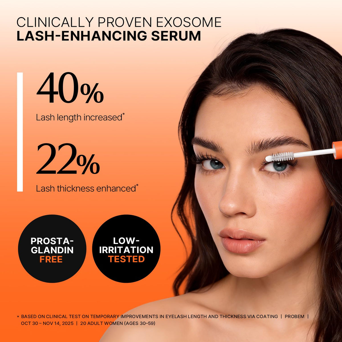 lilyeve clear serum drop texture highlighting nourishing formula