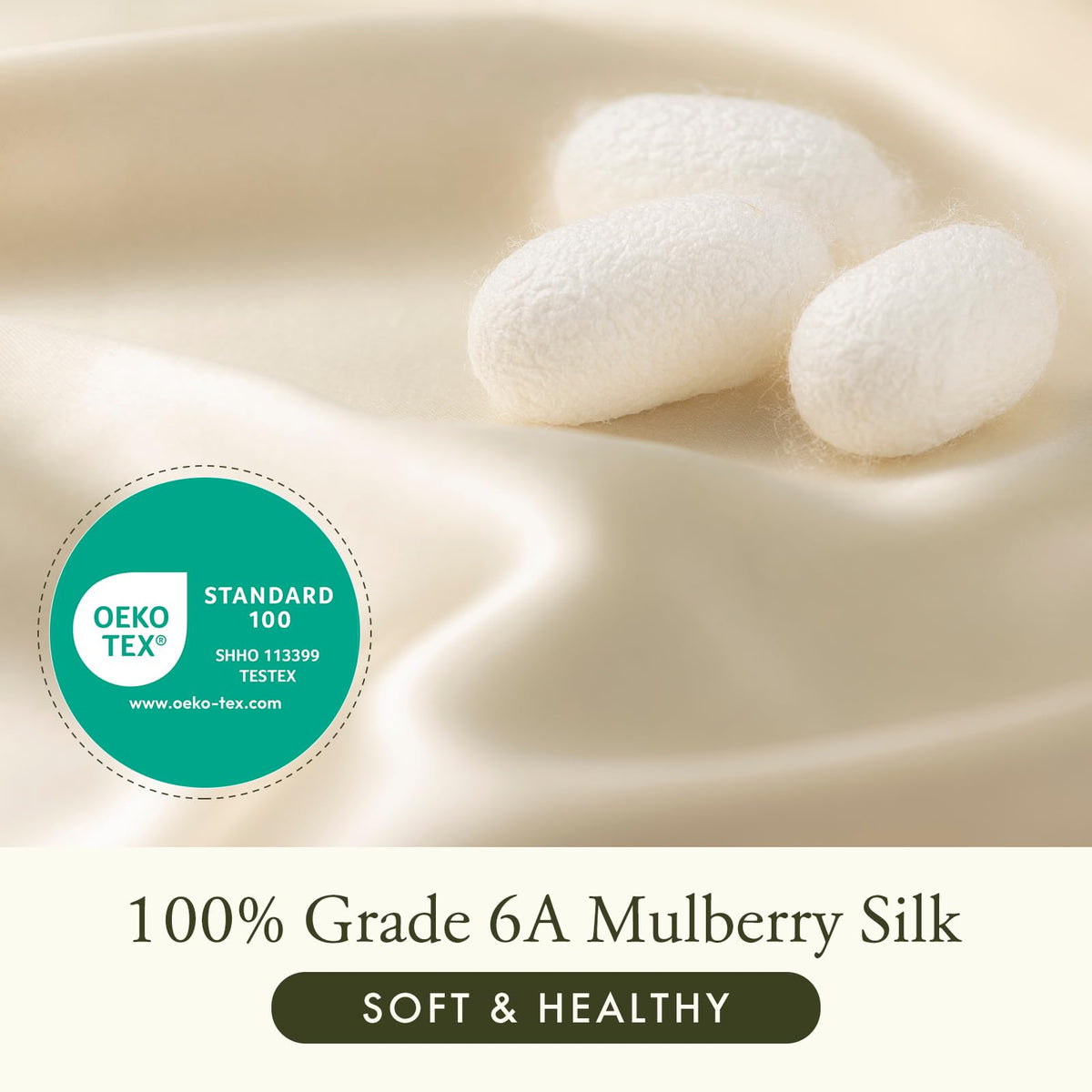 LilySilk elastic core close-up showing strong stretch and secure-hold benefit