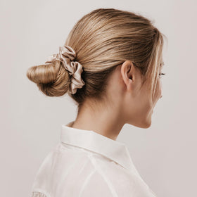 LilySilk product label and packaging showing authentic silk quality benefit