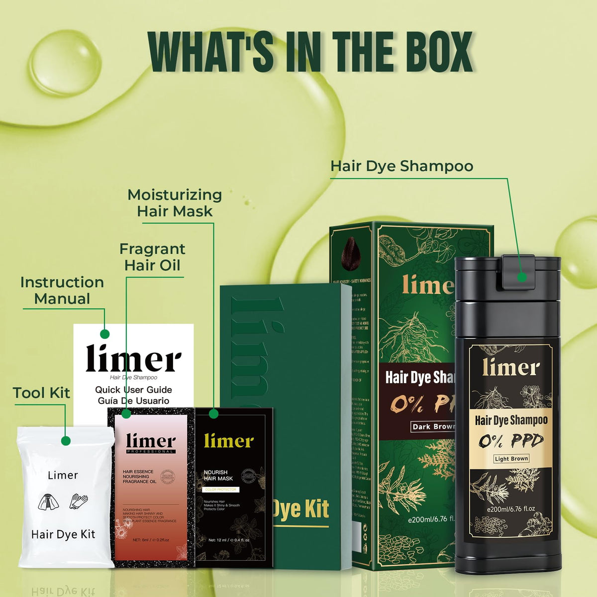 Limer bottle next to hand showing 200ml scale for travel-friendly convenience
