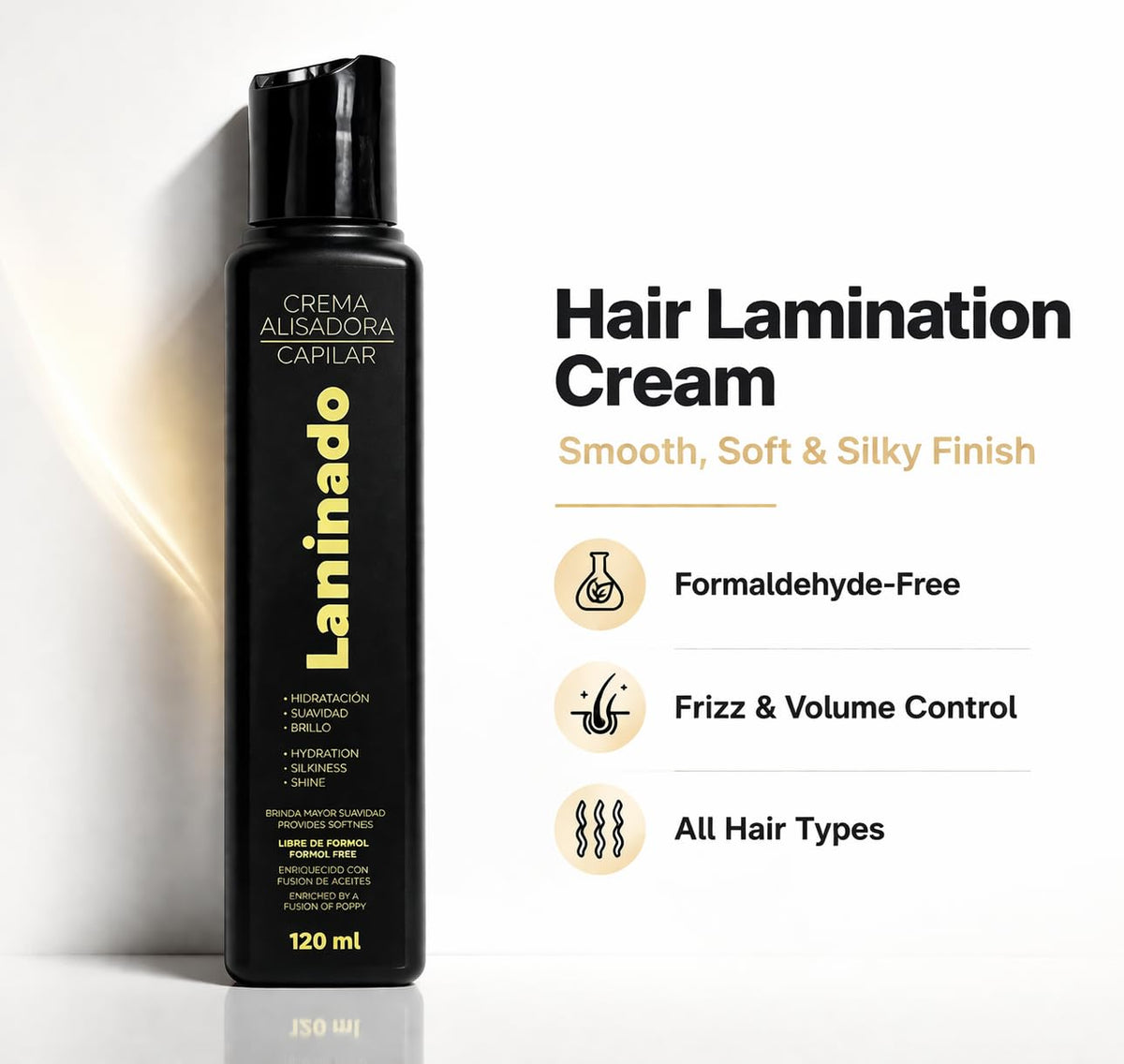 Lina Zapata cream texture close-up highlighting lightweight absorption