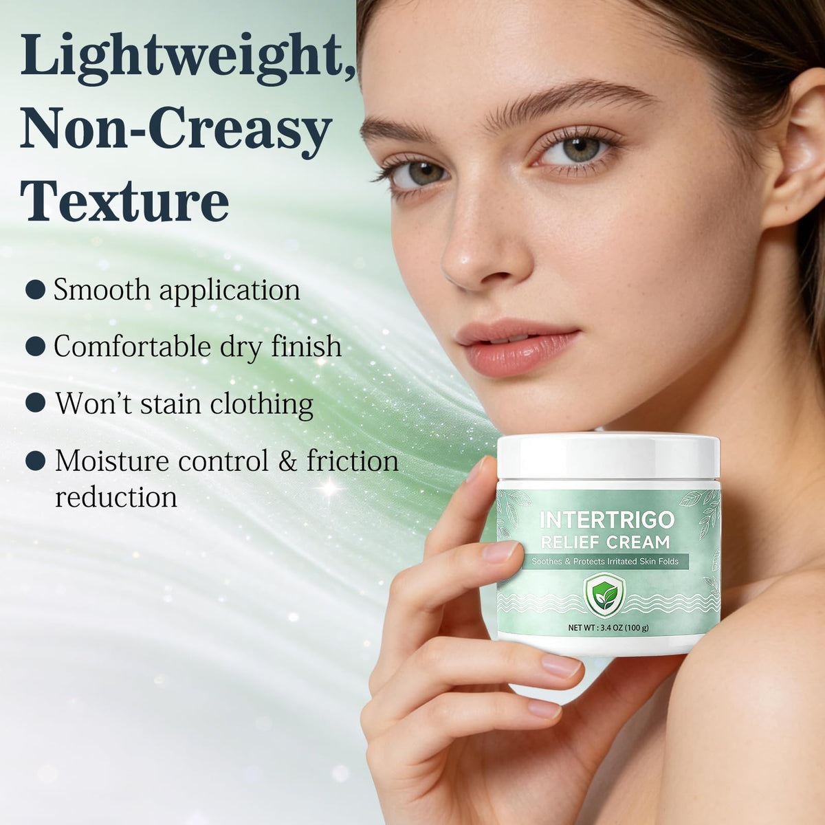 LINARTS ingredient and label detail close-up, showing clear usage guidance benefit