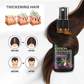 LINEDSON before and after styled hair shows fuller looking, shinier results