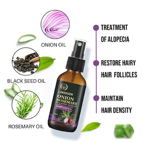 LINEDSON spray nozzle closeup enables precise scalp application benefit