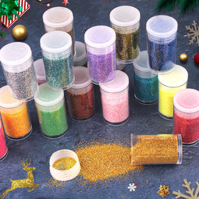 Linwulte cosmetic glitter swatches on nails and eyelids for vibrant looks