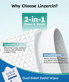 linzercin single individually wrapped wipe packet for hygiene
