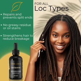 Lion Locs applied with scalp massage to soothe and hydrate