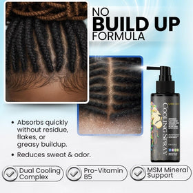 Lion Locs ingredient label highlighting natural oils