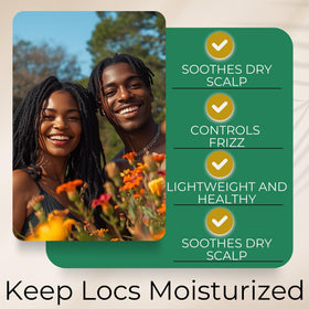 Lion Locs refreshing braids to reduce dryness and buildup