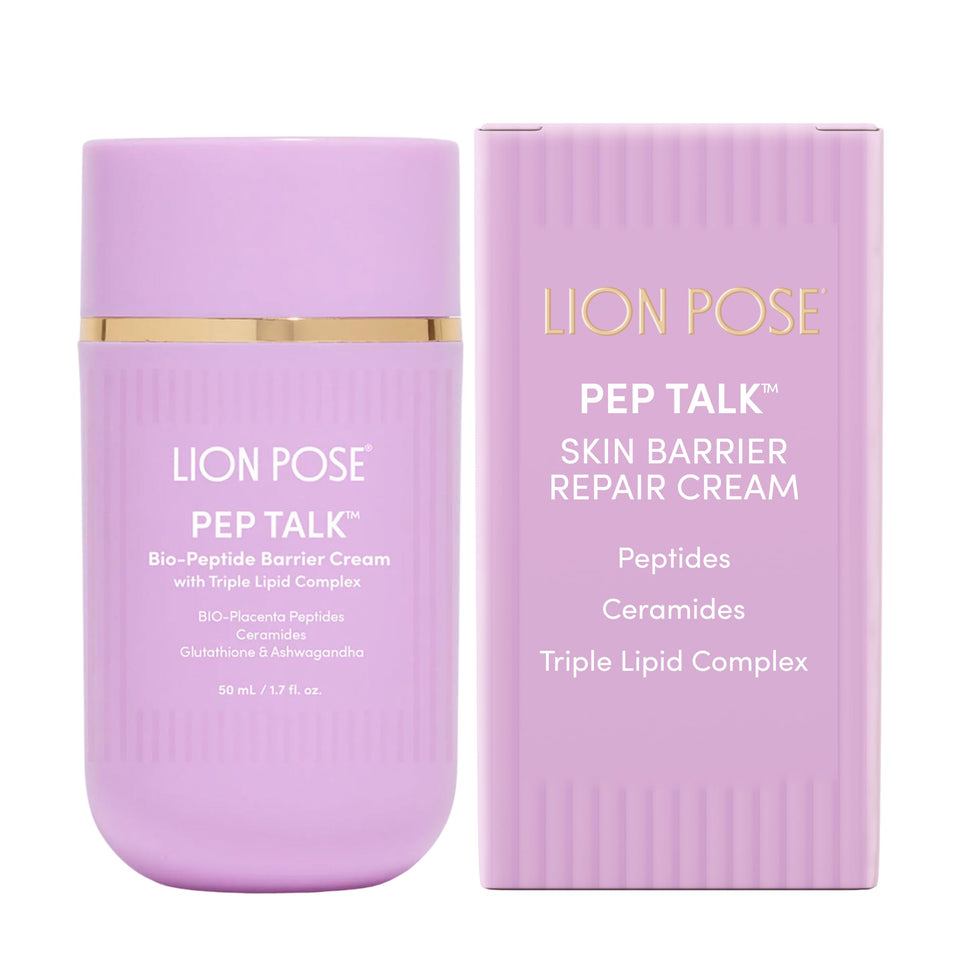 LION POSE front packaging showing product and benefits
