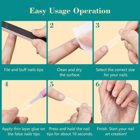 LIONVISON comparison of trimmed shapes showing versatility for different nail styles benefit