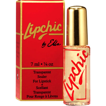 Lip Chic By Ella front packaging showing compact 0.25 oz tube for travel