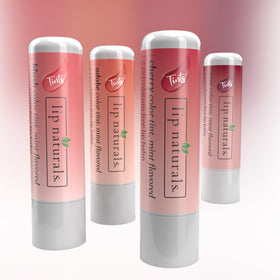 Lip Naturals held in hand demonstrating pocketable size and convenience