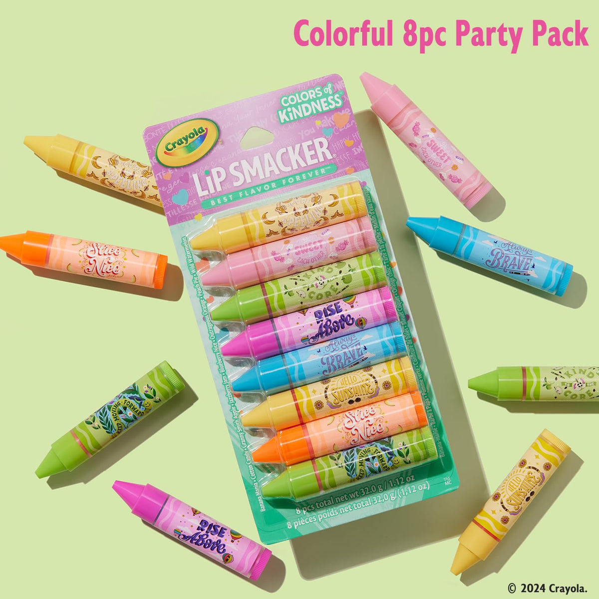 Lip Smacker glossy finish applied on lips, subtle shine and moisturized look benefit