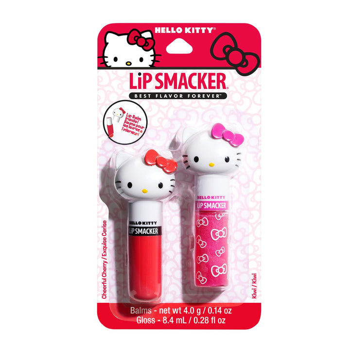 Lip Smacker Hello Kitty front packaging showing duo and branding for gift appeal