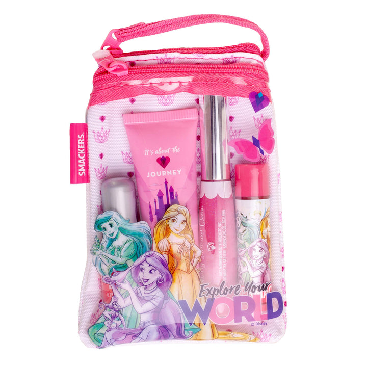 Lip Smacker front packaging showing princess-themed bag and colorful items, ideal gift