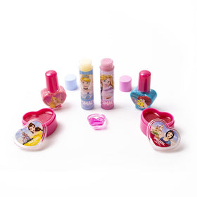 Lip Smacker close-up of Cinderella and Rapunzel lip balm tubes for soft lips