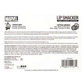 Lip Smacker glossy texture on fingers demonstrating clear shiny finish