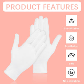 lipetol hand with cream applied then glove worn to lock moisture benefit