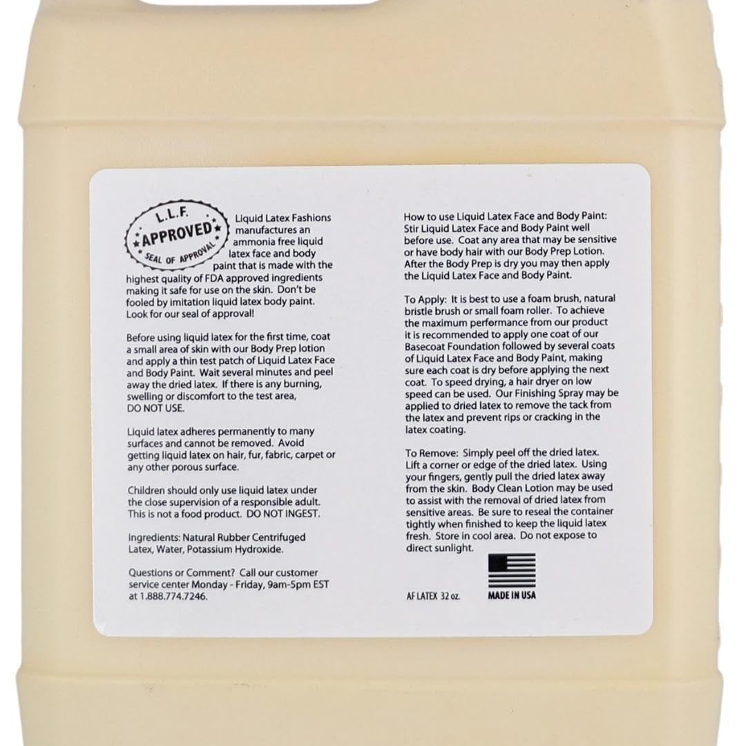 Liquid Latex Fashions peeling off skin to show simple removal without harsh solvents benefit