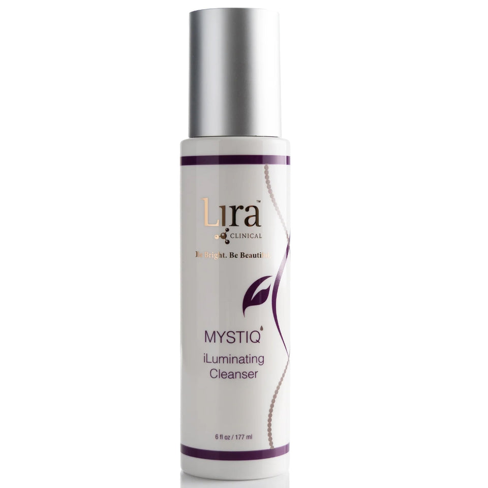 Lira Clinical front packaging showing cleanser and hydration benefits