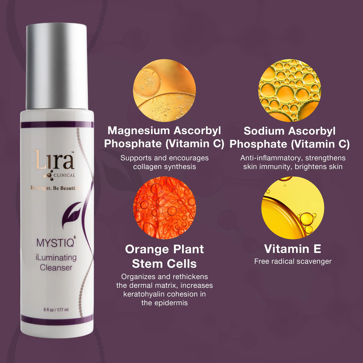 Lira Clinical in-use washroom shot cleansing face with gentle foam benefit