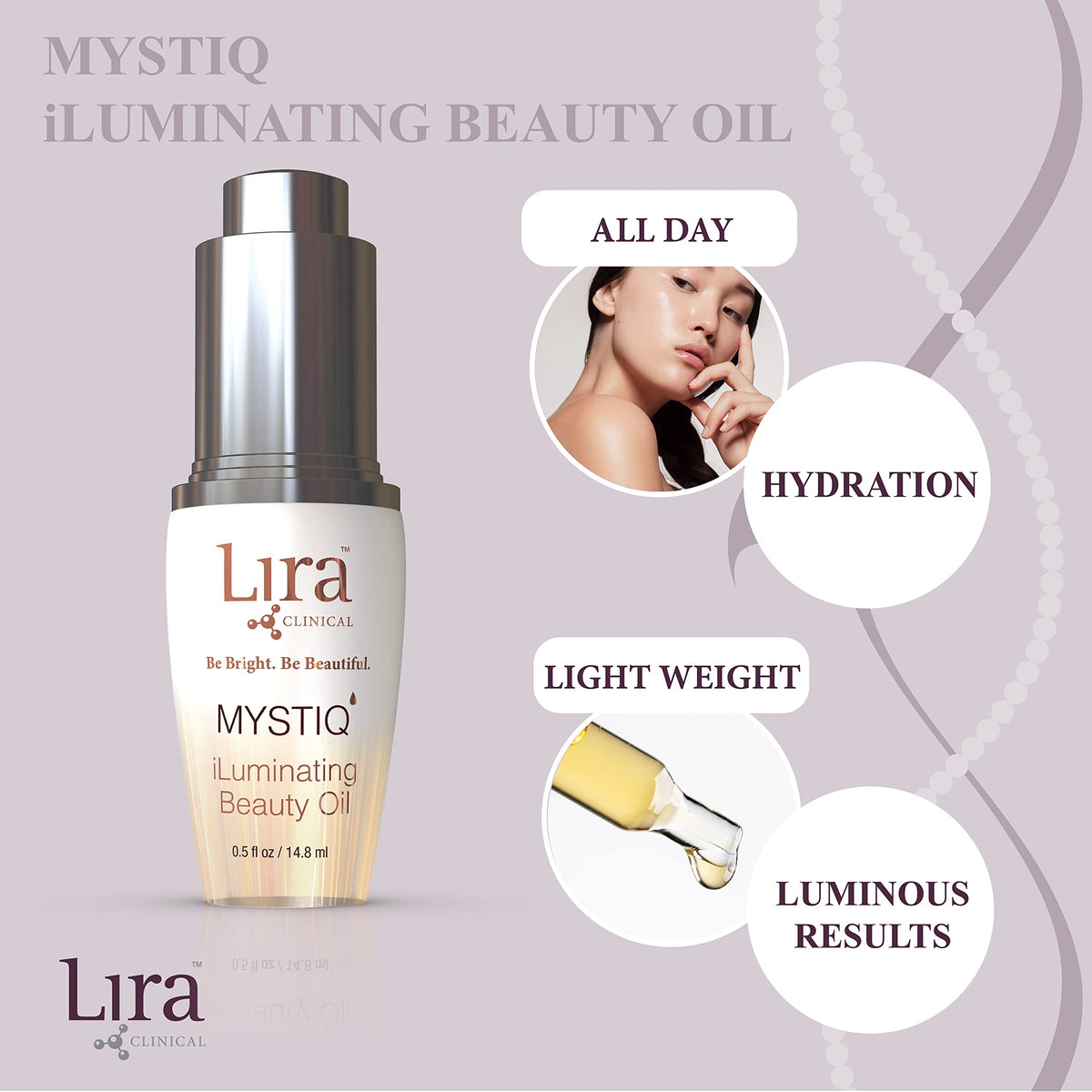 Lira Clinical flatlay of botanical ingredients, illustrating plant-based vitamin C and oils
