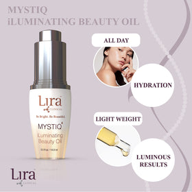 Lira Clinical flatlay of botanical ingredients, illustrating plant-based vitamin C and oils