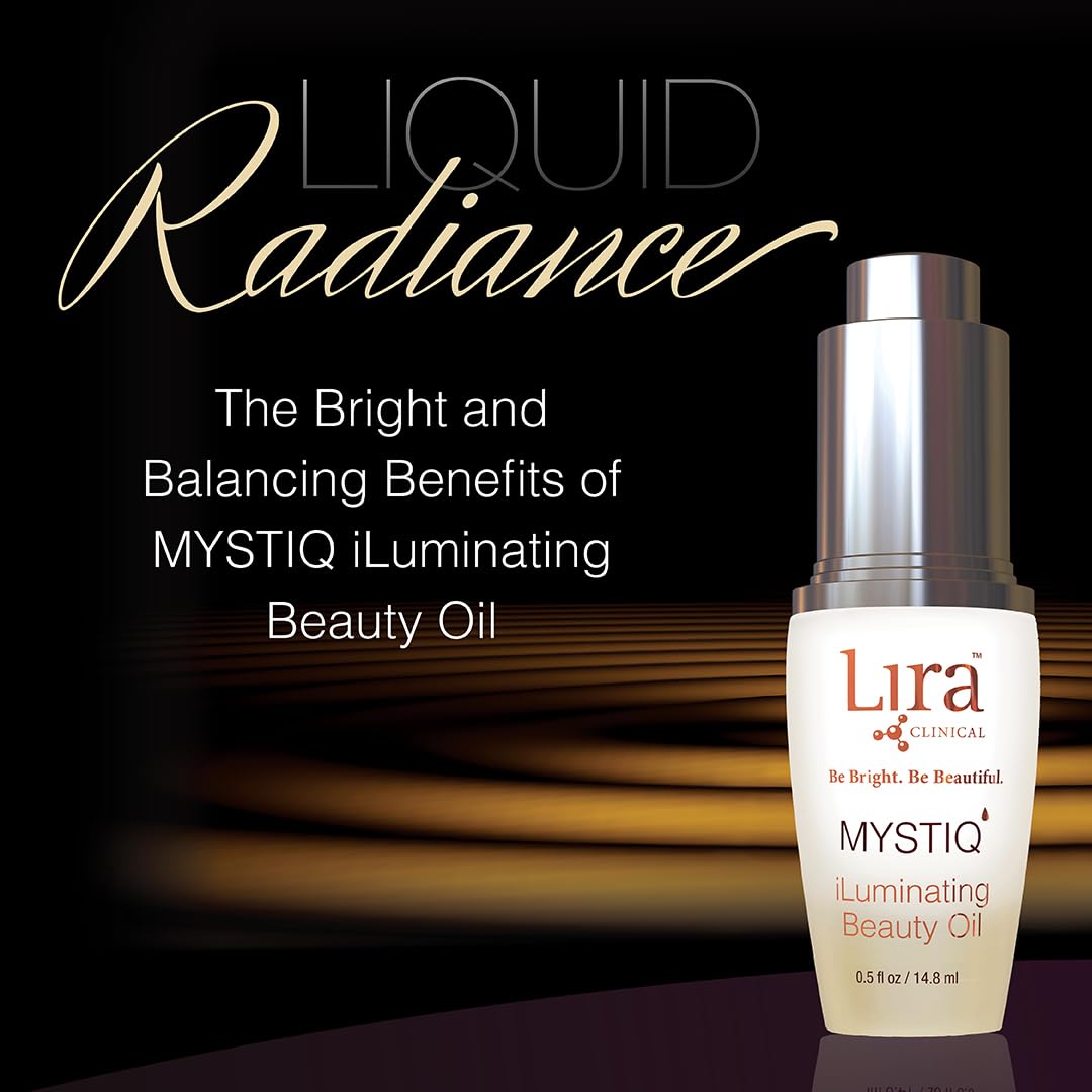 Lira Clinical bottle on bathroom counter in lifestyle scene, suggesting daily routine integration