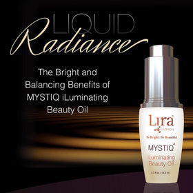 Lira Clinical bottle on bathroom counter in lifestyle scene, suggesting daily routine integration