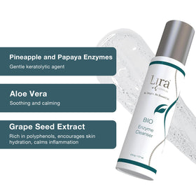 Lira Clinical 6 oz bottle beside measurement tool showing size and portability
