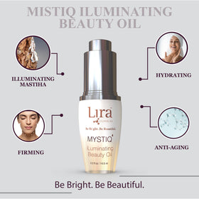 Lira Clinical hand holding 0.5 oz bottle for scale, conveying compact travel-friendly size