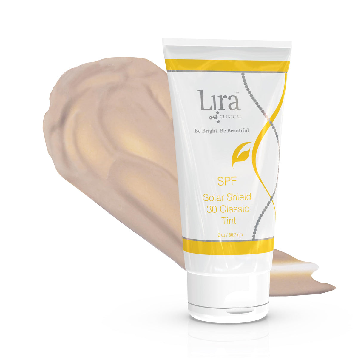 Lira Clinical used outdoors on face showing daily UV protection benefit