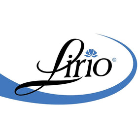 Lirio soap beside ruler showing 5.3 oz size for practical use
