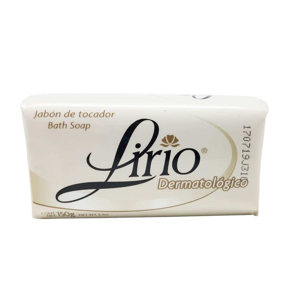 Lirio close-up texture of soap highlighting glycerin moisturizing feel