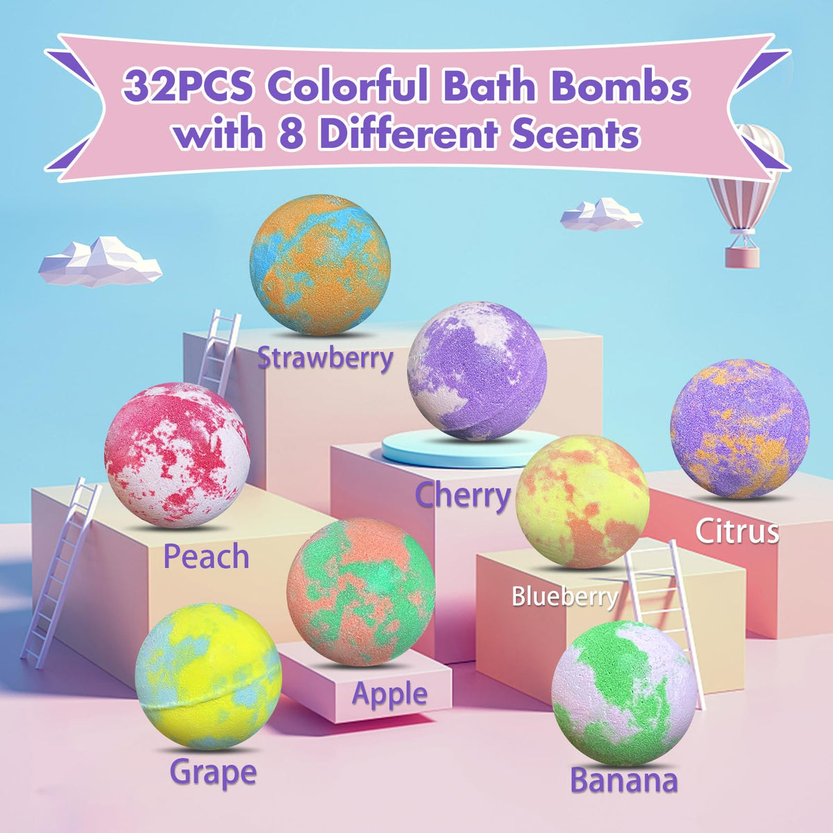 Lisotera bath bomb in tub fizzing with colorful water for sensory play