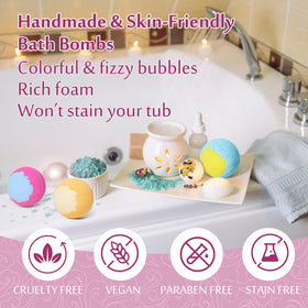 Lisotera bath bomb fizzing in tub showing foam and scent release for relaxation