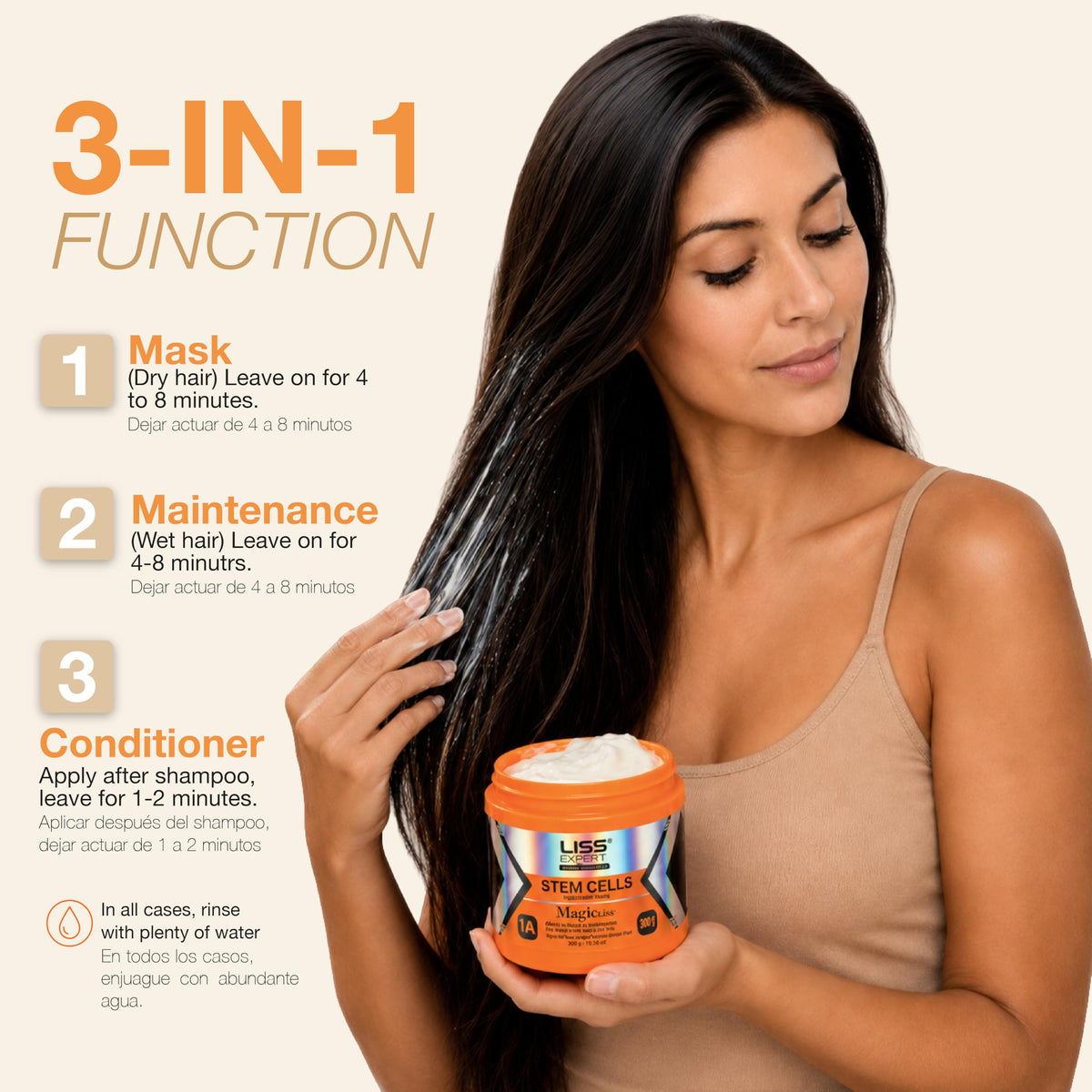 Liss Expert argan oil visual with oil drop for shiny nourishment