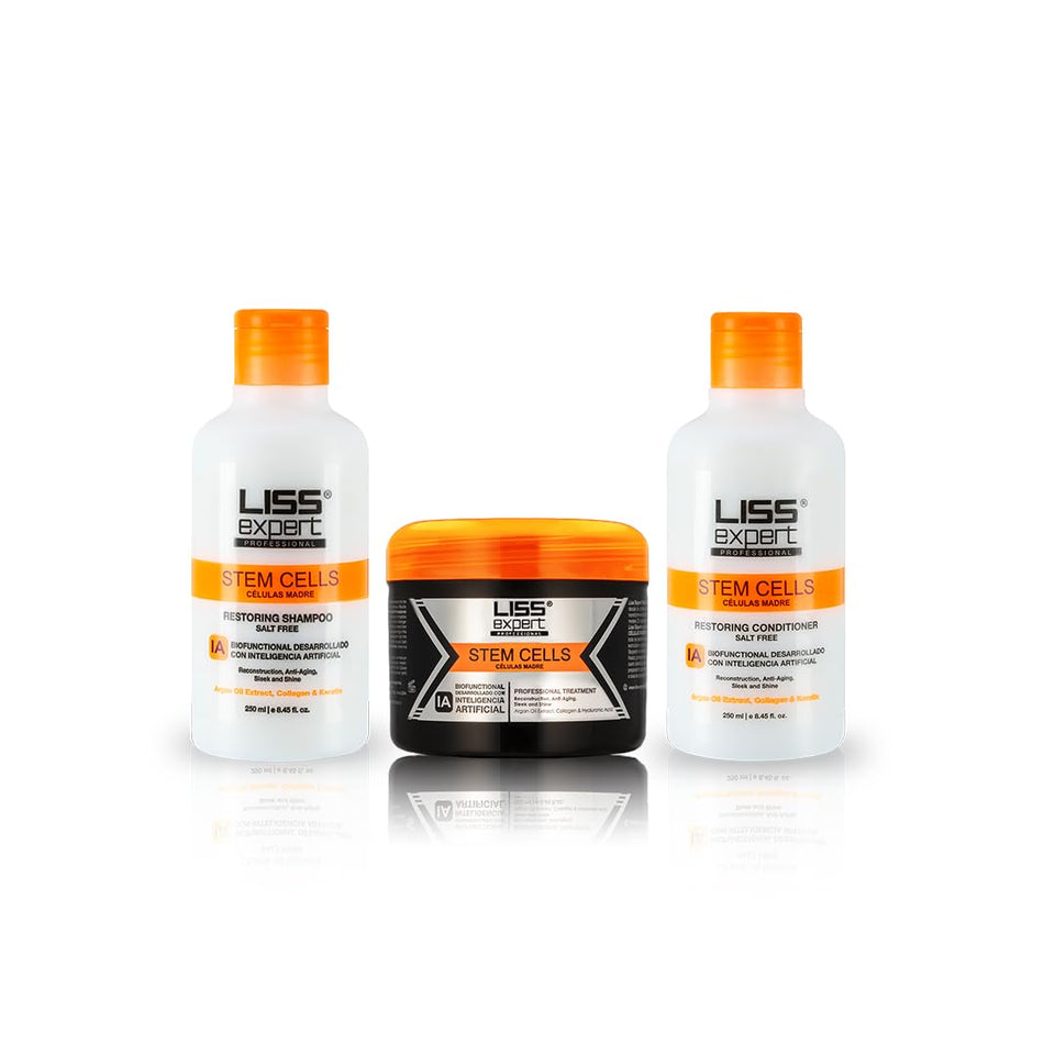 Liss Expert Professional front packaging showing treatment bottle and labels for clear identification and easy use