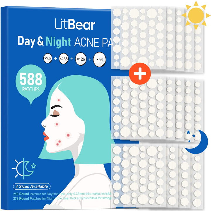 LitBear front packaging showing 588 dots and day/night system for convenience