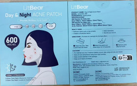 LitBear package contents laid out including strips and round patches for easy selection