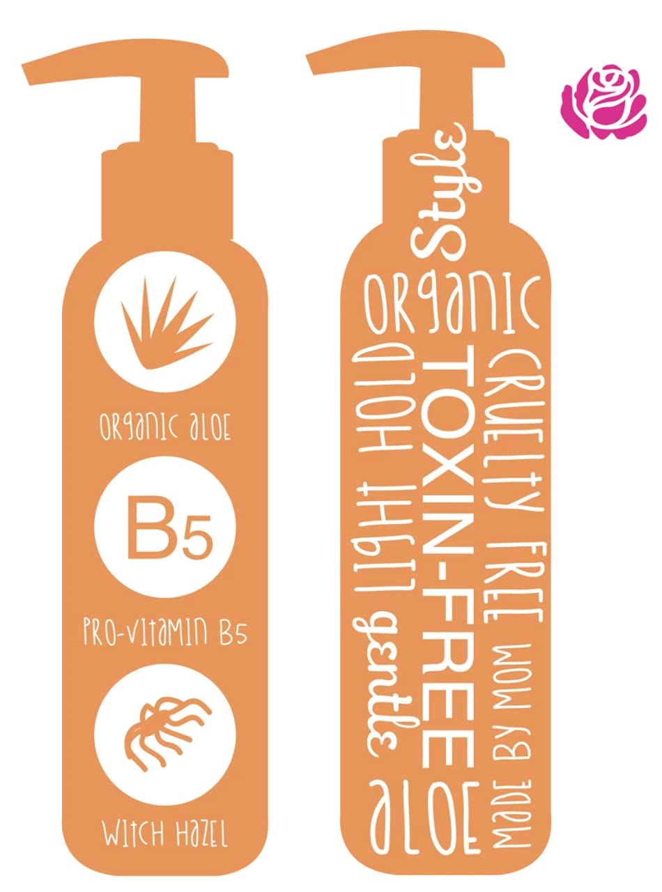 Little Roseberry styling adult hair for natural, flexible hold