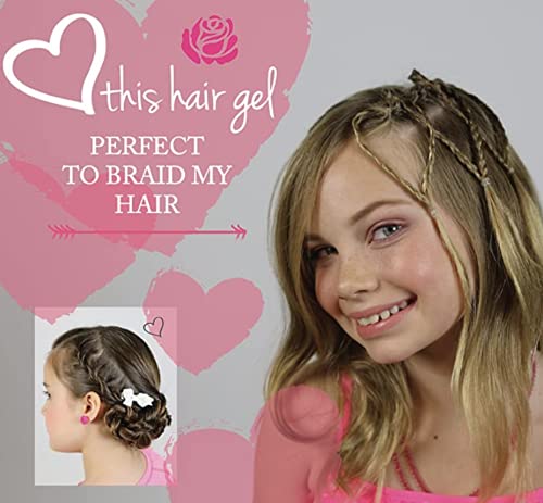 Little Roseberry used while combing toddler hair for easier styling