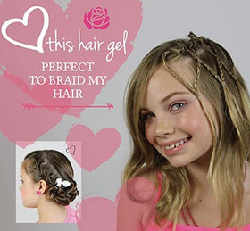 Little Roseberry used while combing toddler hair for easier styling