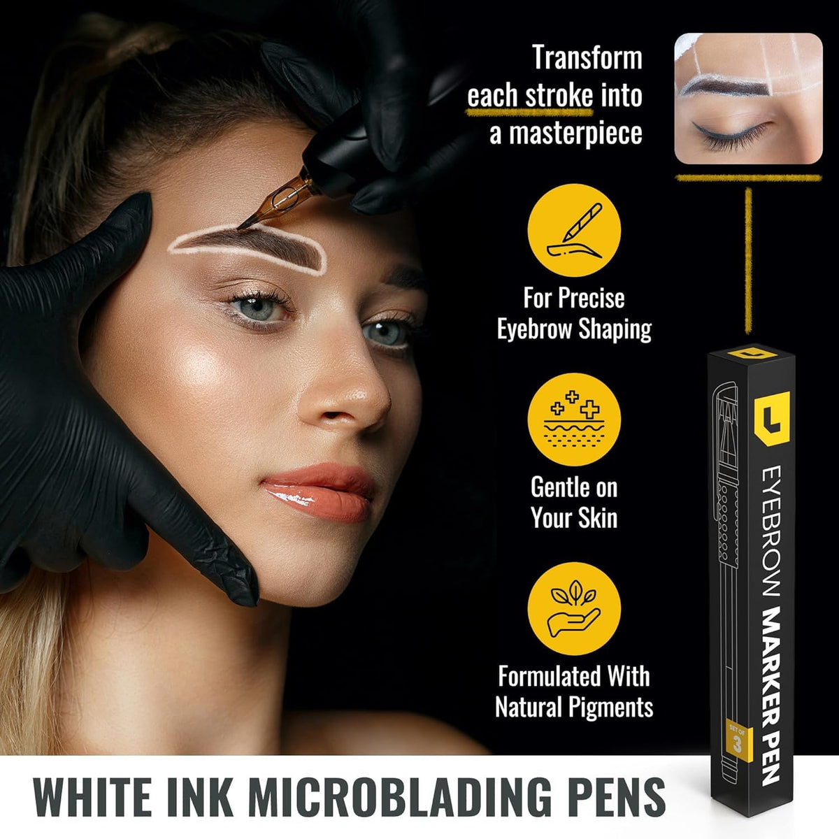 LIUDEX close up felt tip showing smooth application and precise control