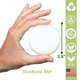 /liv/ Nature shampoo bar stored in metal tin for TSA-friendly travel convenience