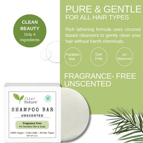 /liv/ Nature rich lather in hand demonstrating effective foaming without sulfates