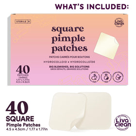LivaClean clear patch close-up texture demonstrating gentle absorption