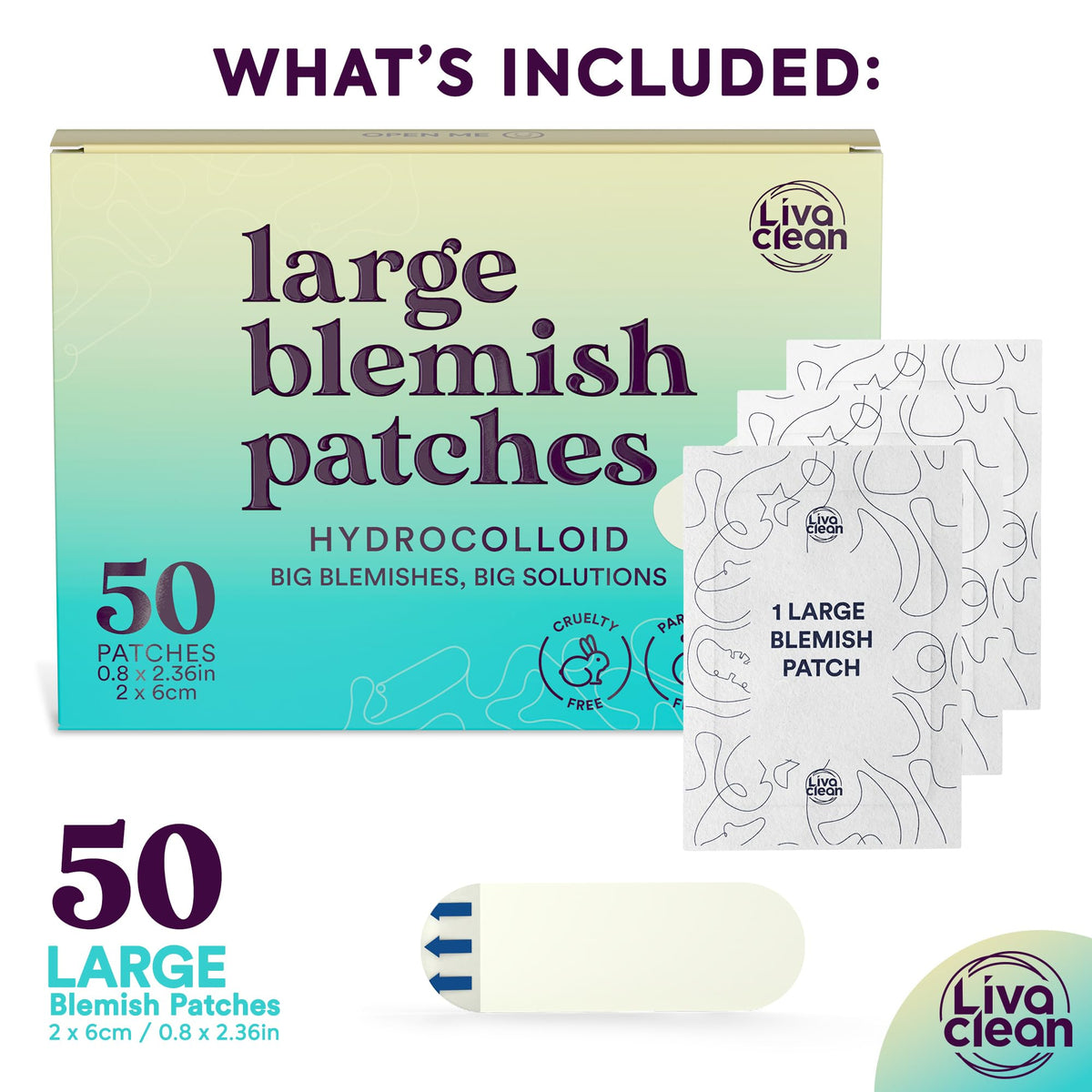 LivaClean hydrocolloid texture close-up demonstrating strong absorbency and flexibility
