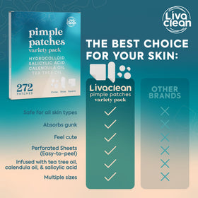 LivaClean daytime translucent patch on nose, discrete protection visible